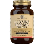 L-Lysine 1000 mg Solgar 100 vegetabilske tabletter